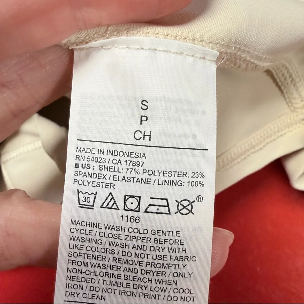 OLD NAVY OFF WHITE BUTTER ACTIVE POWER SOFT JACKET TOP - Picture 4 of 8